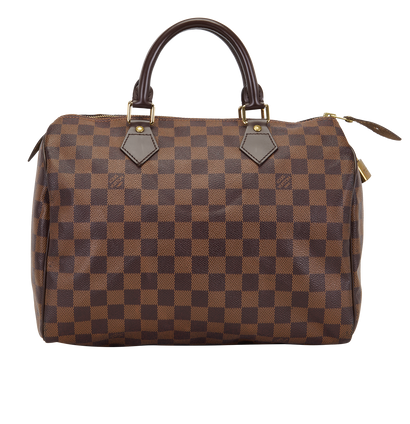 Speedy 30, &pound;750, Handbags, Brown, Canvas, Front view